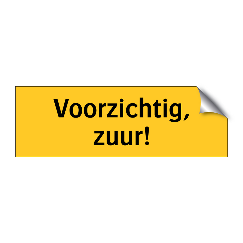 Voorzichtig, zuur! & Voorzichtig, zuur! & Voorzichtig, zuur! & Voorzichtig, zuur!