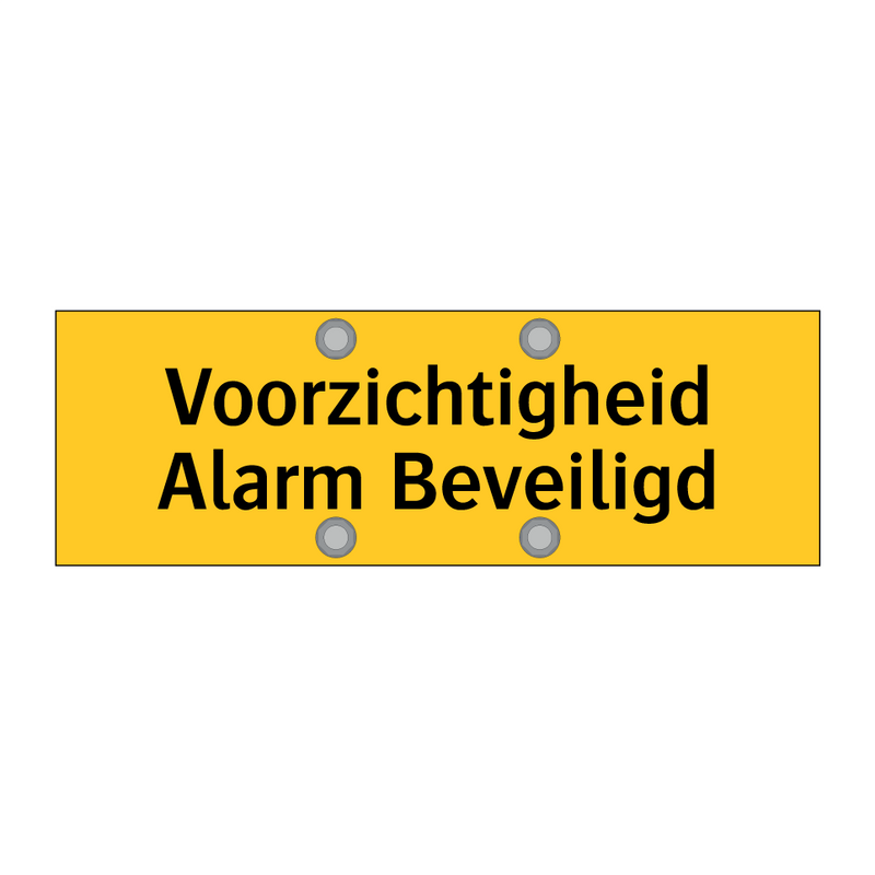 Voorzichtigheid Alarm Beveiligd & Voorzichtigheid Alarm Beveiligd & Voorzichtigheid Alarm Beveiligd