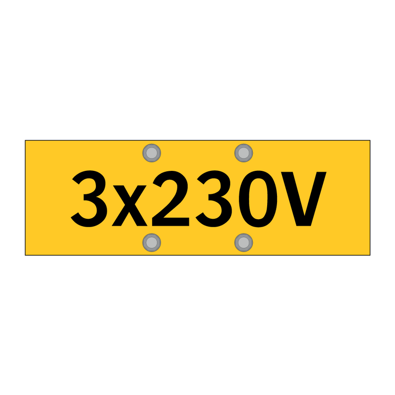 3x230V & 3x230V & 3x230V