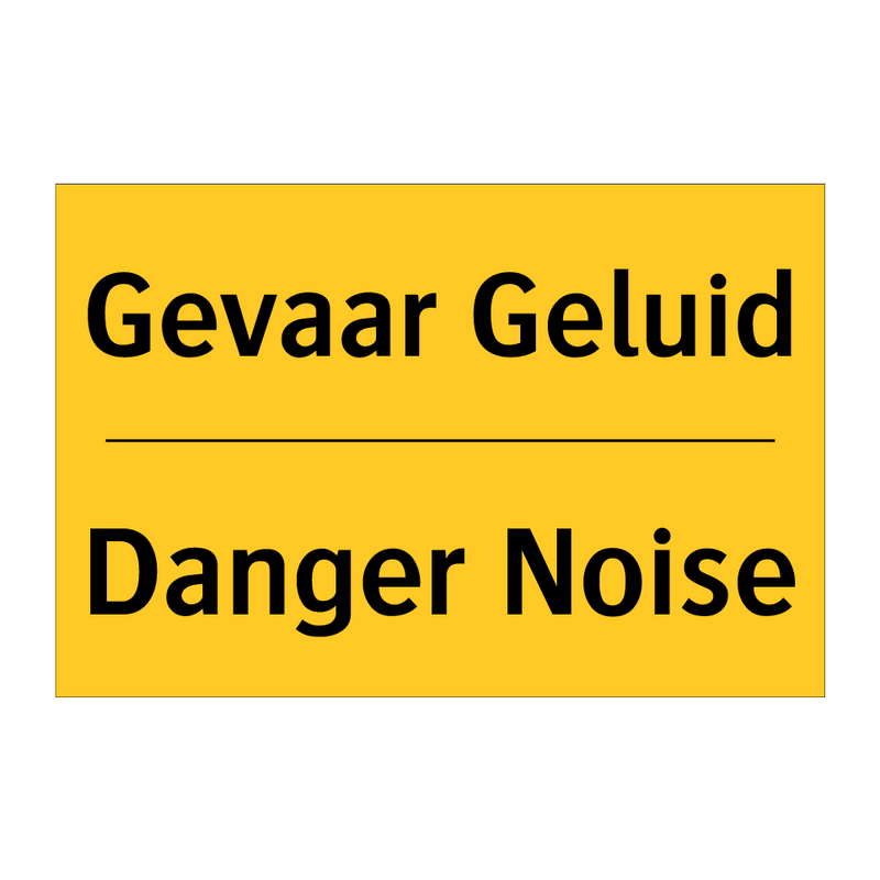 Gevaar Geluid - Danger Noise & Gevaar Geluid - Danger Noise & Gevaar Geluid - Danger Noise