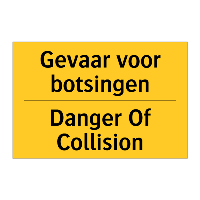 Gevaar voor botsingen - Danger Of Collision & Gevaar voor botsingen - Danger Of Collision