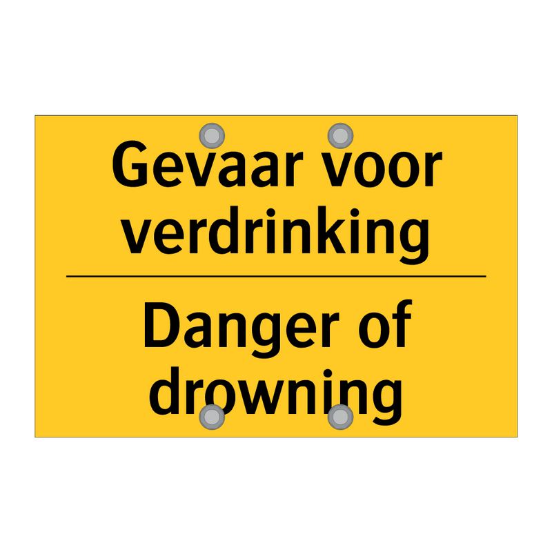 Gevaar voor verdrinking - Danger of drowning & Gevaar voor verdrinking - Danger of drowning