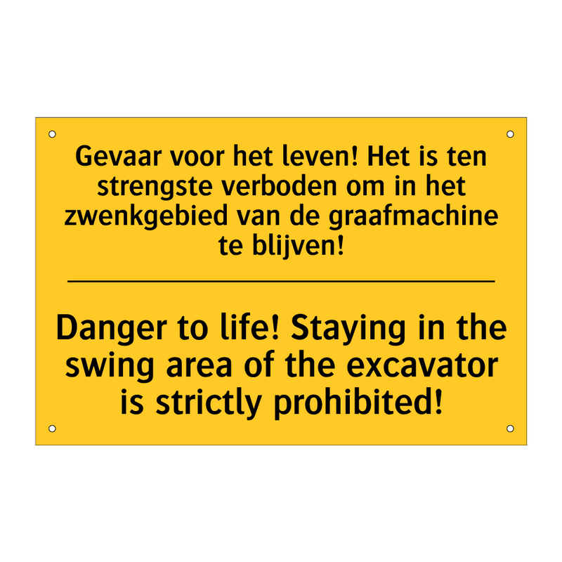 Gevaar voor het leven! Het is /.../ - Danger to life! Staying in the /.../