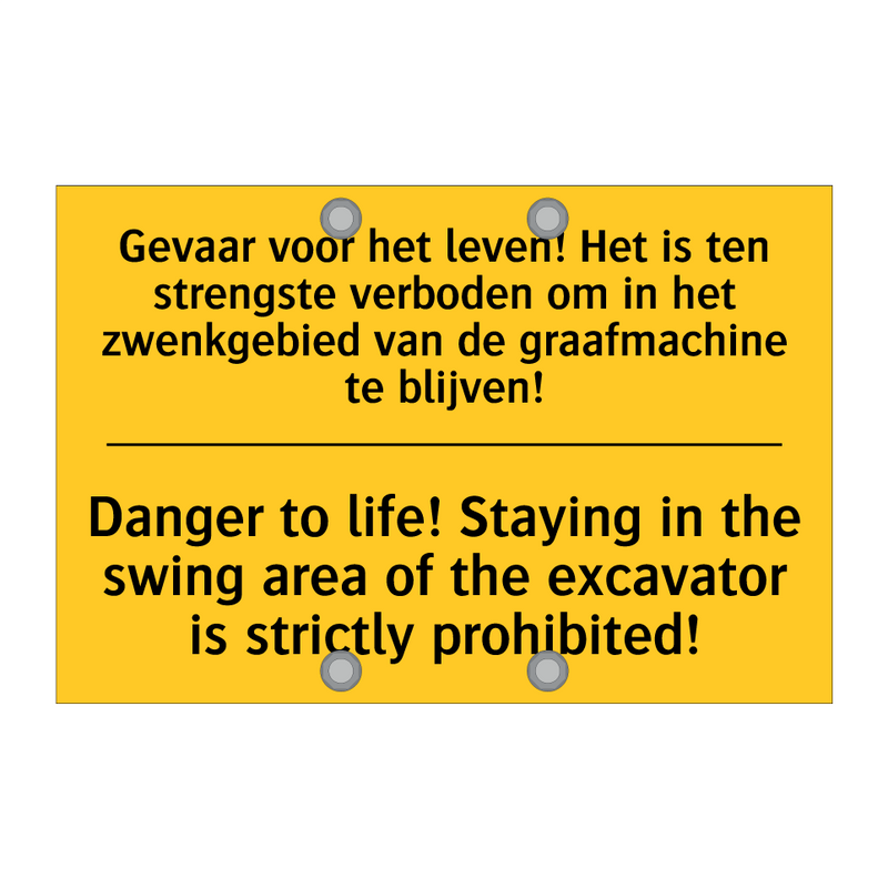 Gevaar voor het leven! Het is /.../ - Danger to life! Staying in the /.../