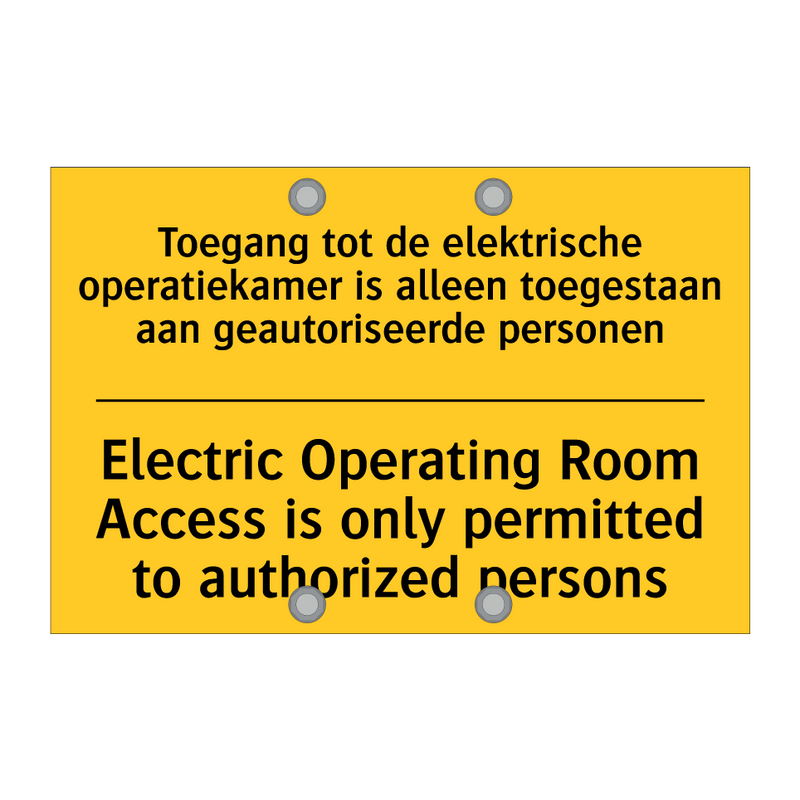 Toegang tot de elektrische operatiekamer /.../ - Electric Operating Room Access /.../