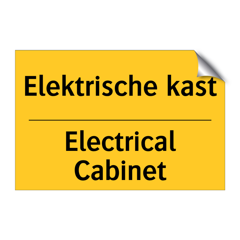 Elektrische kast - Electrical Cabinet & Elektrische kast - Electrical Cabinet