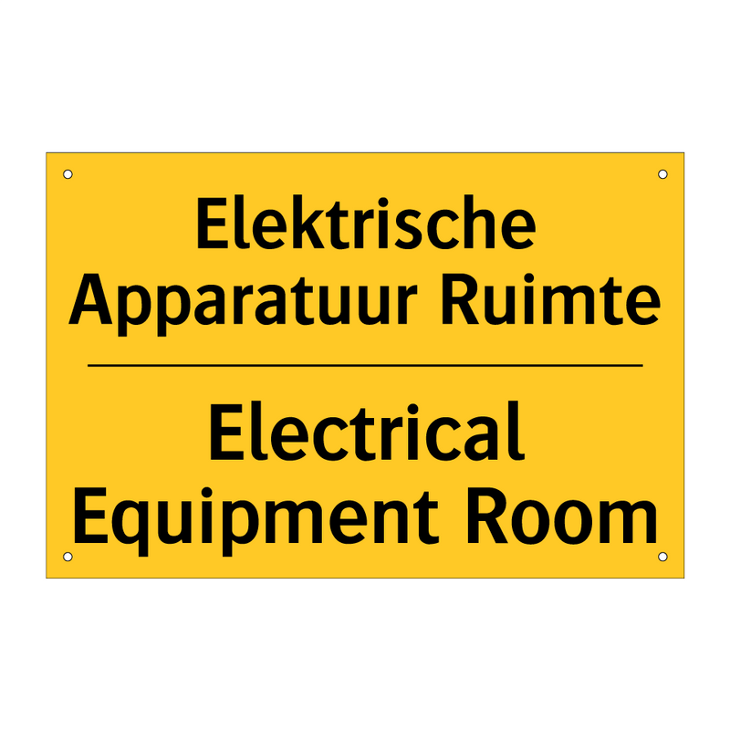 Elektrische Apparatuur Ruimte - Electrical Equipment Room