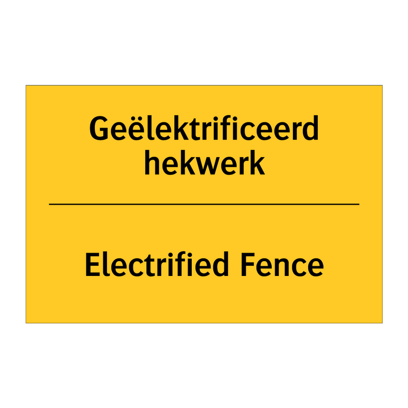 Geëlektrificeerd hekwerk - Electrified Fence & Geëlektrificeerd hekwerk - Electrified Fence