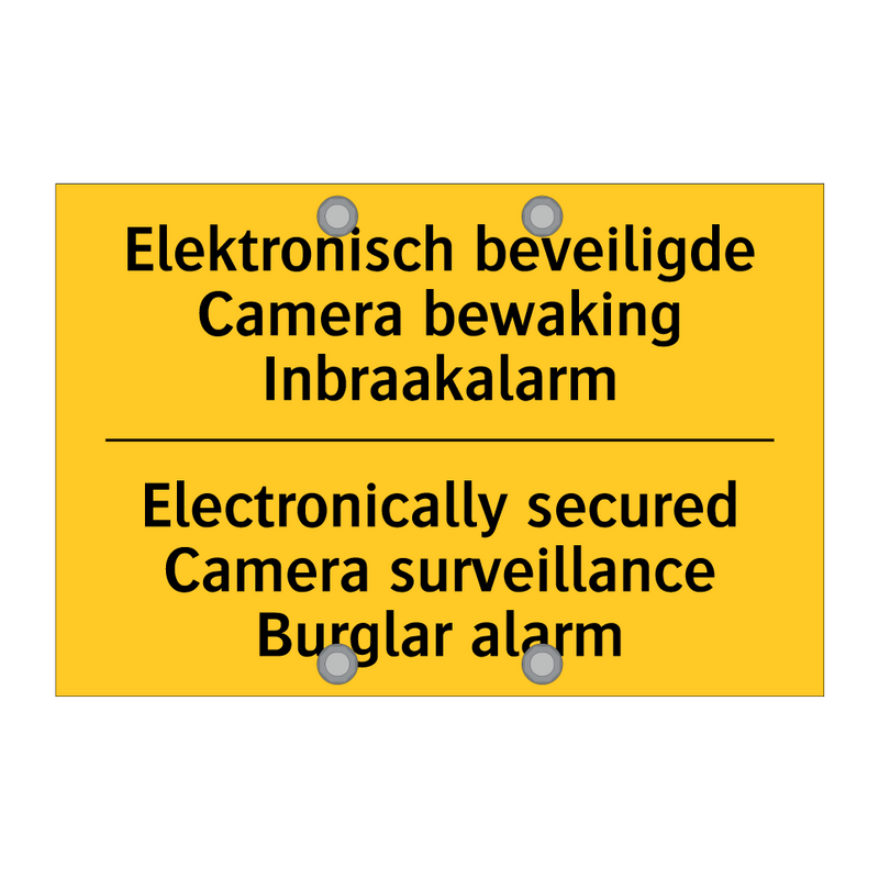 Elektronisch beveiligde Camera /.../ - Electronically secured Camera /.../