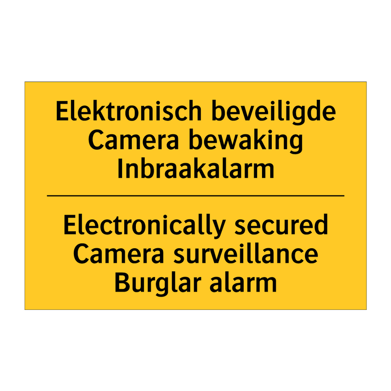 Elektronisch beveiligde Camera /.../ - Electronically secured Camera /.../