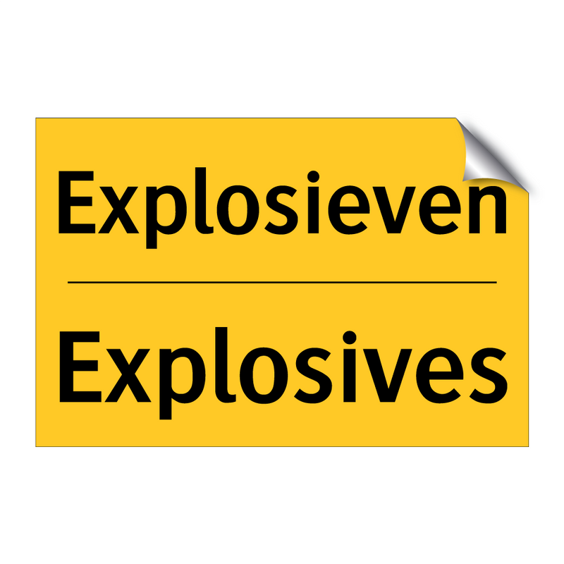 Explosieven - Explosives & Explosieven - Explosives & Explosieven - Explosives