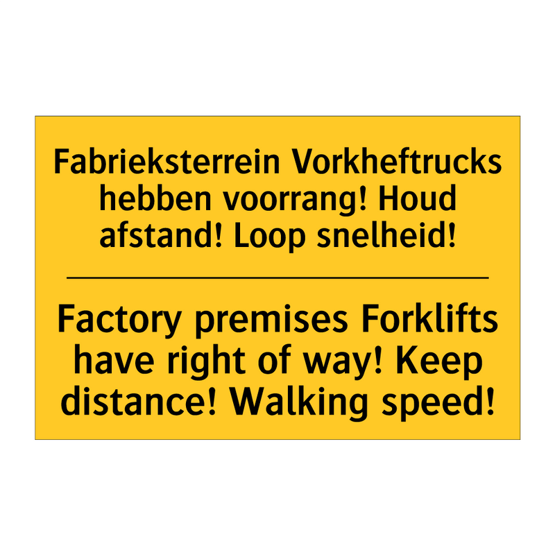 Fabrieksterrein Vorkheftrucks /.../ - Factory premises Forklifts have /.../