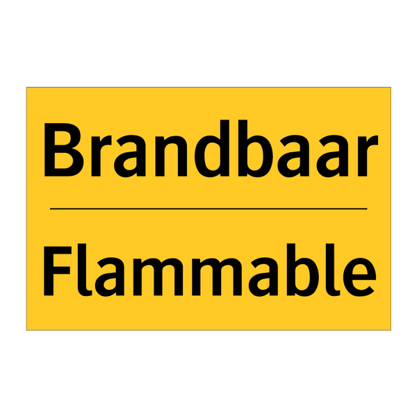 Brandbaar - Flammable