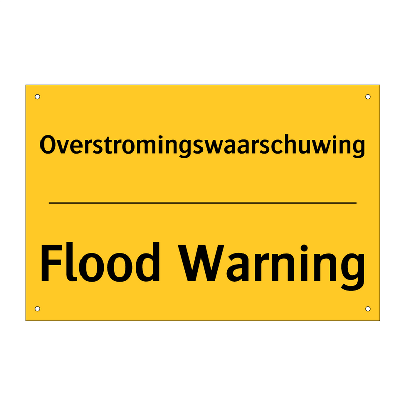 Overstromingswaarschuwing - Flood Warning & Overstromingswaarschuwing - Flood Warning