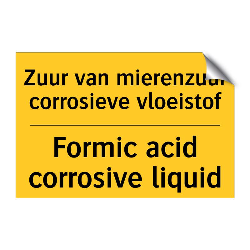 Zuur van mierenzuur corrosieve vloeistof - Formic acid corrosive liquid