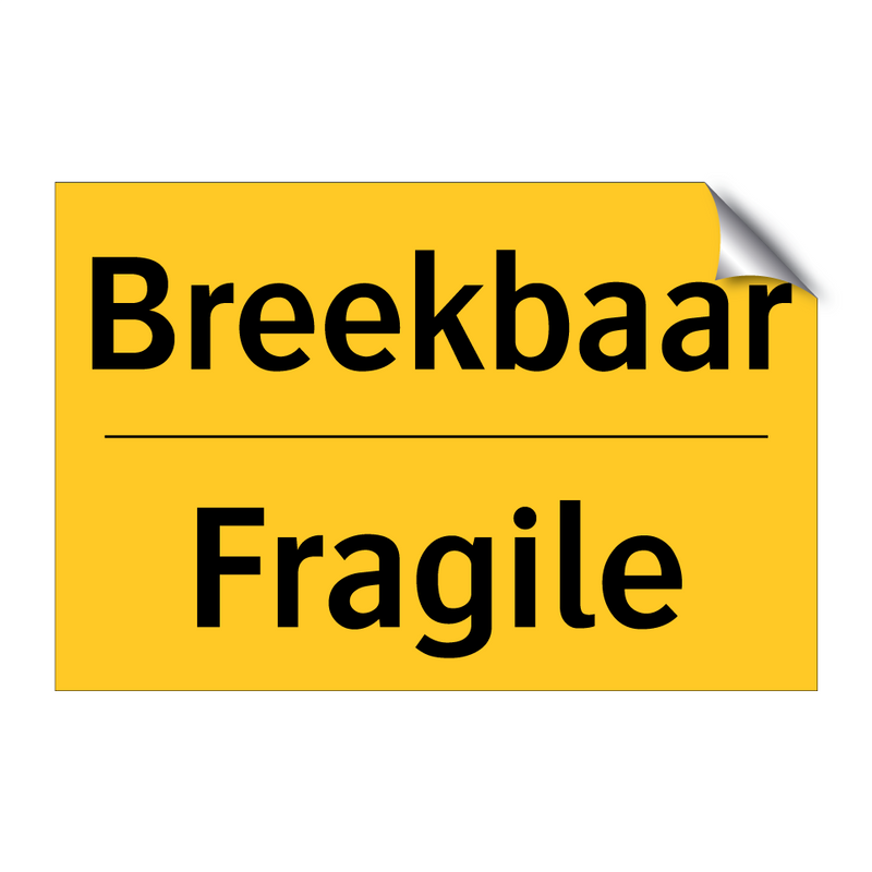 Breekbaar - Fragile & Breekbaar - Fragile & Breekbaar - Fragile & Breekbaar - Fragile