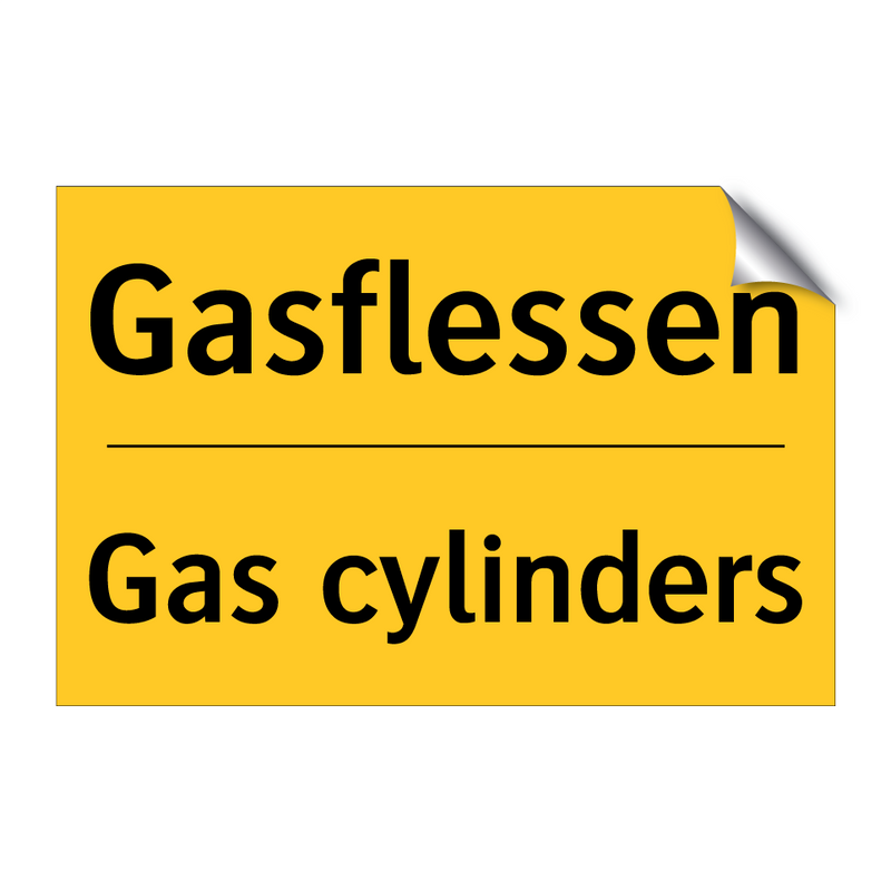 Gasflessen - Gas cylinders & Gasflessen - Gas cylinders & Gasflessen - Gas cylinders