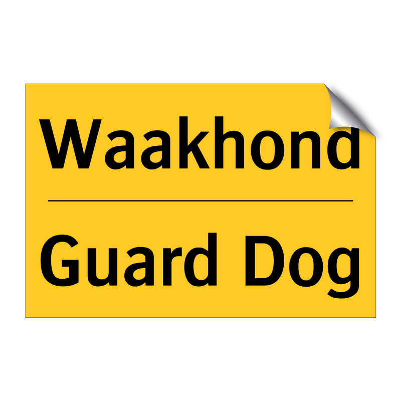 Waakhond - Guard Dog & Waakhond - Guard Dog & Waakhond - Guard Dog & Waakhond - Guard Dog