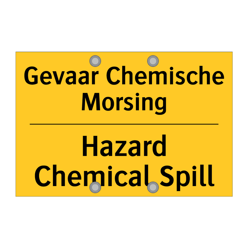 Gevaar Chemische Morsing - Hazard Chemical Spill & Gevaar Chemische Morsing - Hazard Chemical Spill