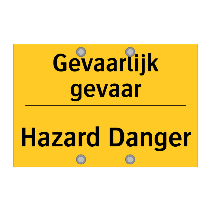 Gevaarlijk gevaar - Hazard Danger & Gevaarlijk gevaar - Hazard Danger