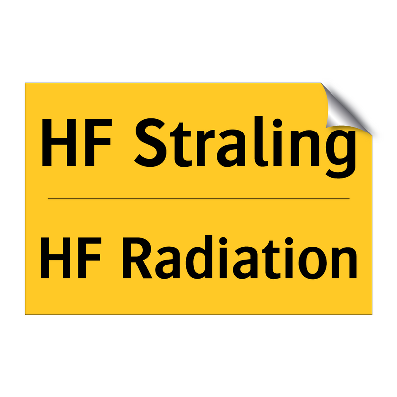 HF Straling - HF Radiation & HF Straling - HF Radiation & HF Straling - HF Radiation