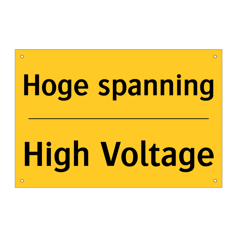 Hoge spanning - High Voltage & Hoge spanning - High Voltage & Hoge spanning - High Voltage