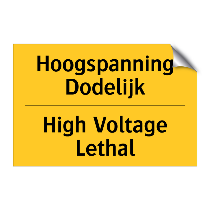 Hoogspanning Dodelijk - High Voltage Lethal & Hoogspanning Dodelijk - High Voltage Lethal