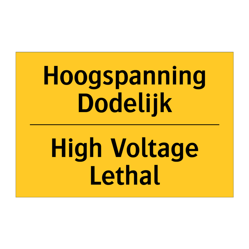 Hoogspanning Dodelijk - High Voltage Lethal & Hoogspanning Dodelijk - High Voltage Lethal