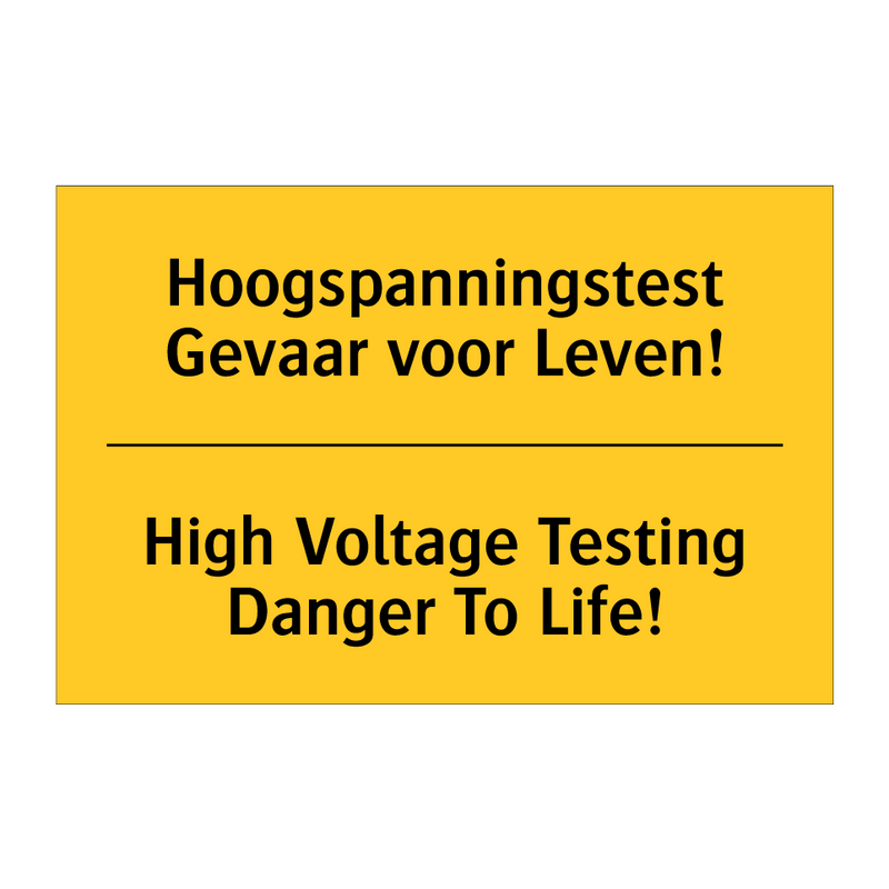 Hoogspanningstest Gevaar voor Leven! - High Voltage Testing Danger To Life!