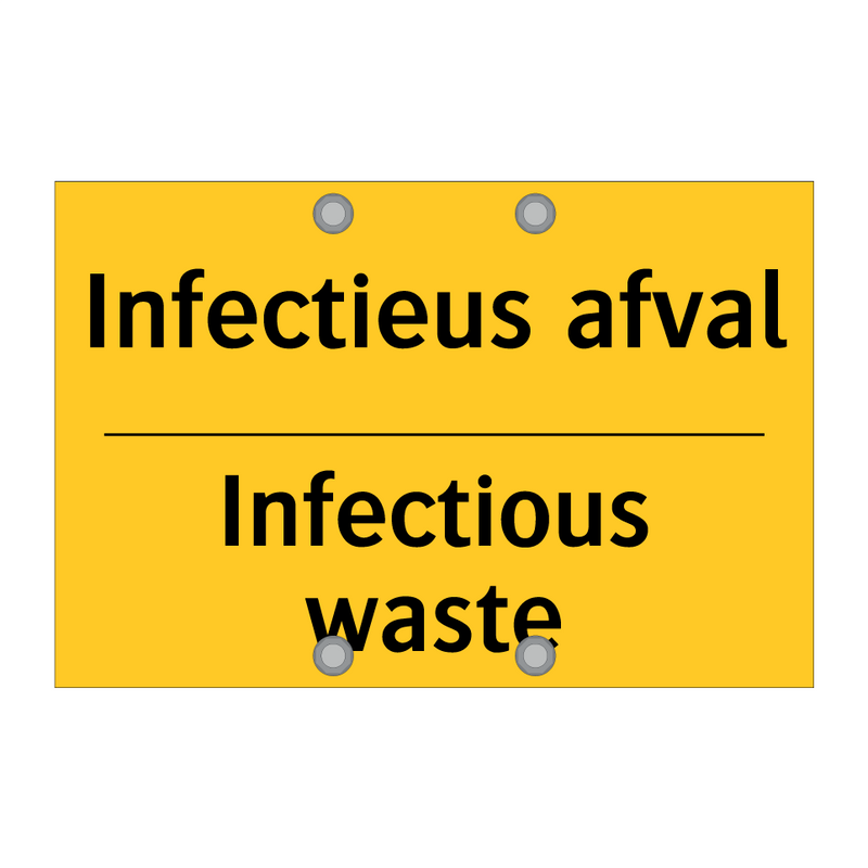 Infectieus afval - Infectious waste & Infectieus afval - Infectious waste