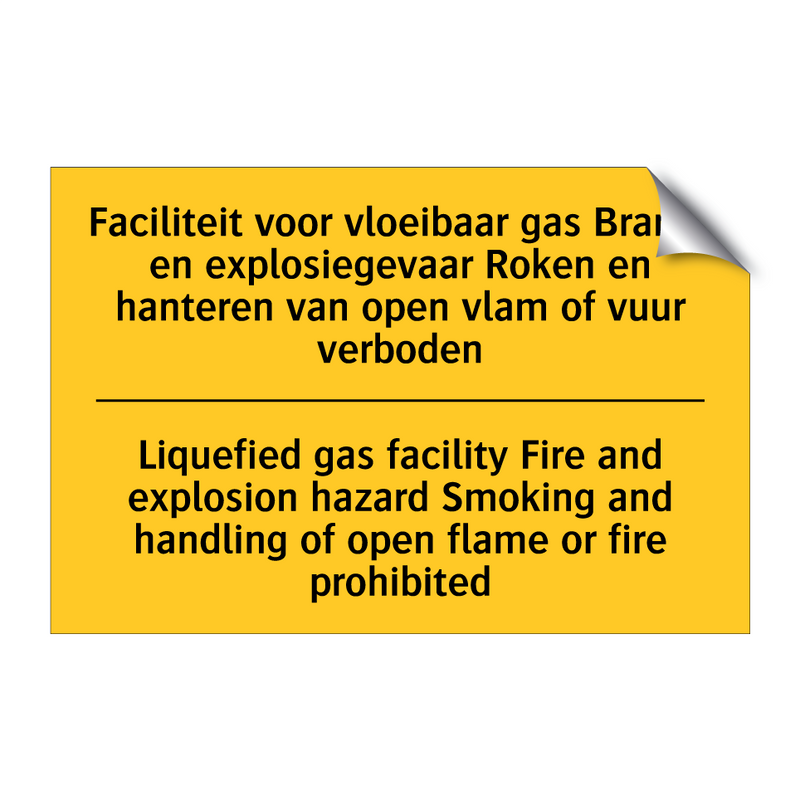 Faciliteit voor vloeibaar gas /.../ - Liquefied gas facility Fire and /.../