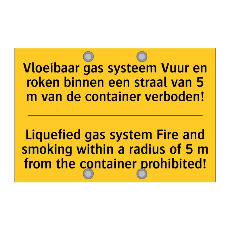 Vloeibaar gas systeem Vuur en /.../ - Liquefied gas system Fire and /.../