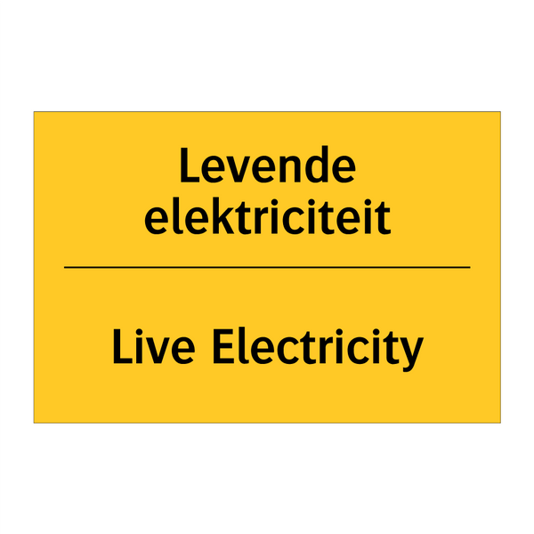 Levende elektriciteit - Live Electricity & Levende elektriciteit - Live Electricity