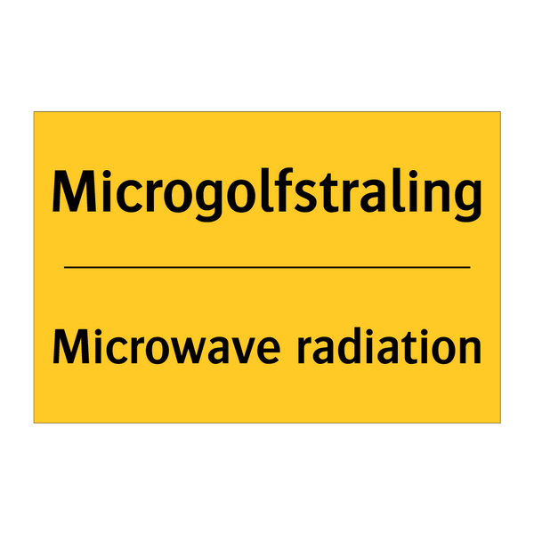 Microgolfstraling - Microwave radiation & Microgolfstraling - Microwave radiation