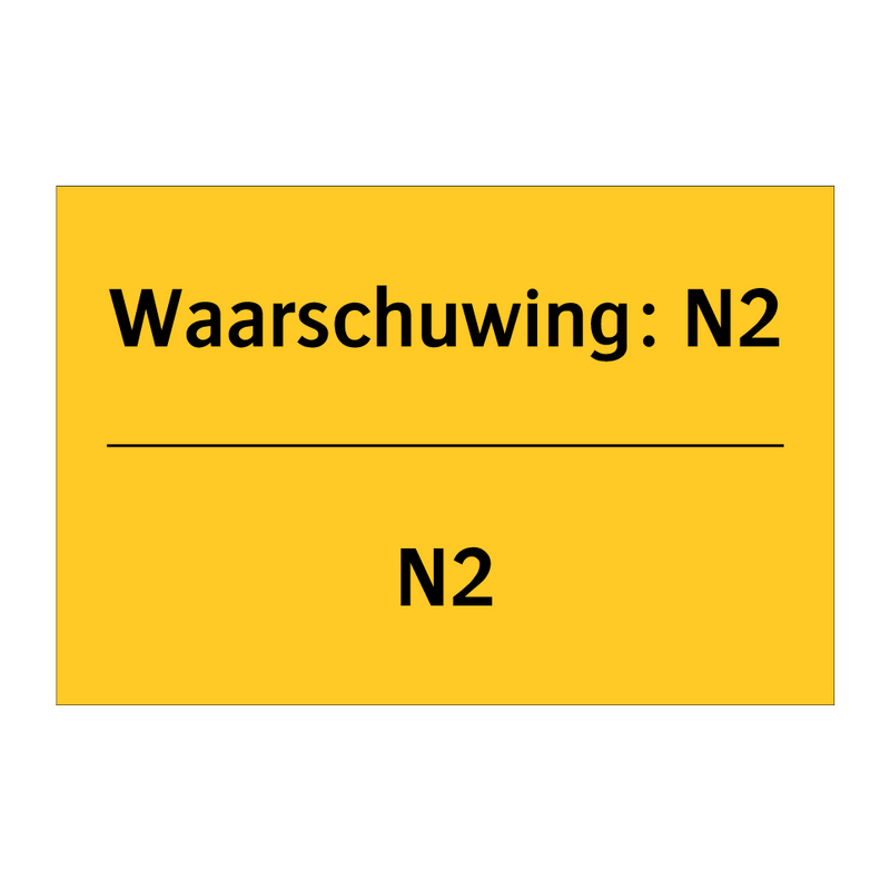 Waarschuwing: N2 - N2 & Waarschuwing: N2 - N2 & Waarschuwing: N2 - N2 & Waarschuwing: N2 - N2