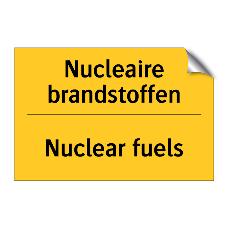 Nucleaire brandstoffen - Nuclear fuels & Nucleaire brandstoffen - Nuclear fuels