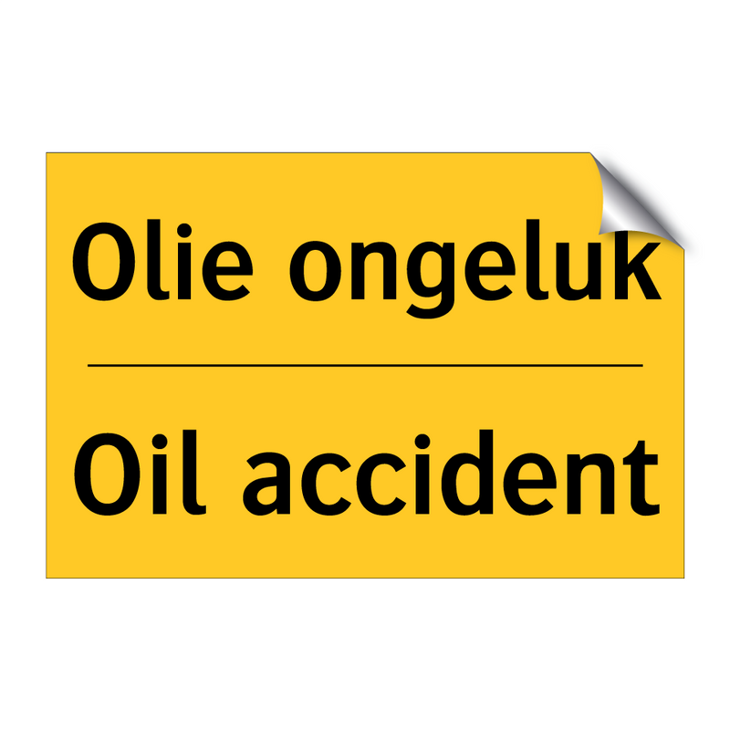 Olie ongeluk - Oil accident & Olie ongeluk - Oil accident & Olie ongeluk - Oil accident