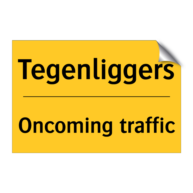 Tegenliggers - Oncoming traffic & Tegenliggers - Oncoming traffic & Tegenliggers - Oncoming traffic