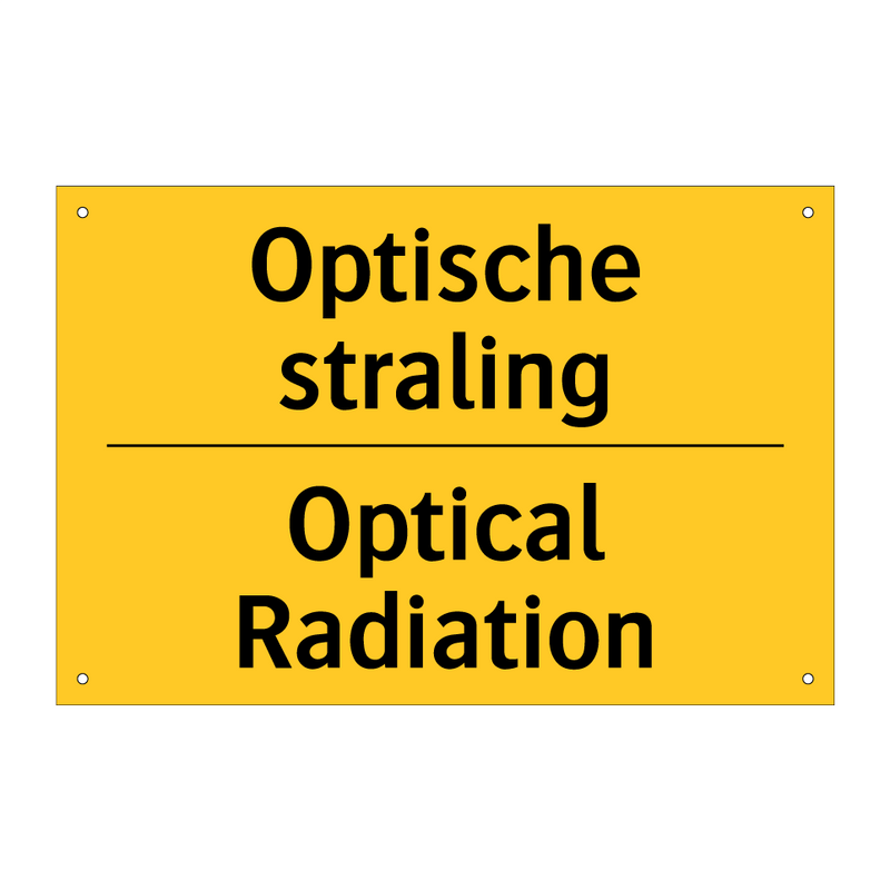 Optische straling - Optical Radiation & Optische straling - Optical Radiation