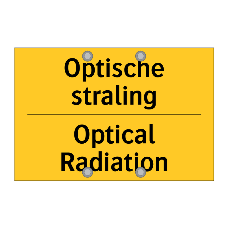 Optische straling - Optical Radiation & Optische straling - Optical Radiation