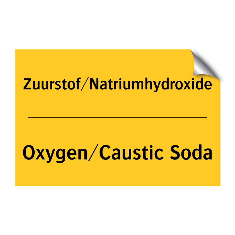 Zuurstof/Natriumhydroxide - Oxygen/Caustic Soda & Zuurstof/Natriumhydroxide - Oxygen/Caustic Soda