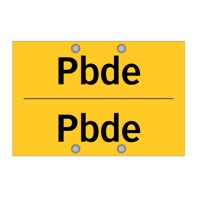 Pbde & Pbde & Pbde & Pbde & Pbde