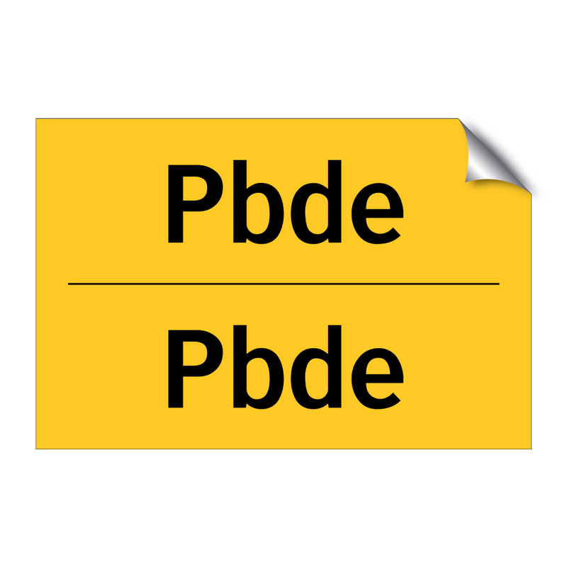 Pbde & Pbde & Pbde & Pbde