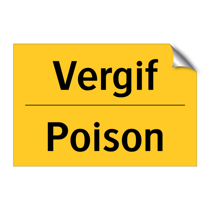 Vergif - Poison & Vergif - Poison & Vergif - Poison & Vergif - Poison