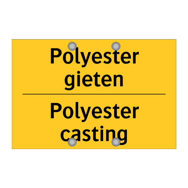 Polyester gieten - Polyester casting & Polyester gieten - Polyester casting