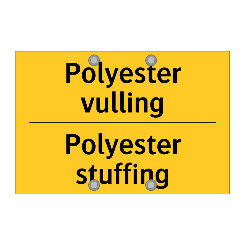 Polyester vulling - Polyester stuffing & Polyester vulling - Polyester stuffing