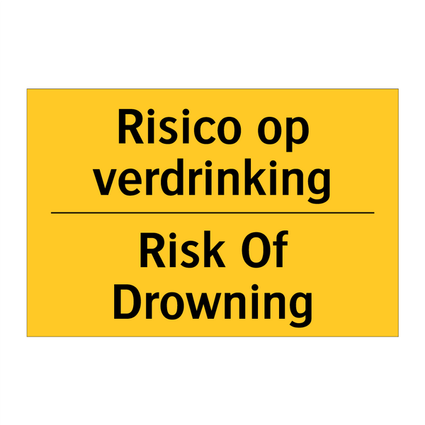 Risico op verdrinking - Risk Of Drowning & Risico op verdrinking - Risk Of Drowning