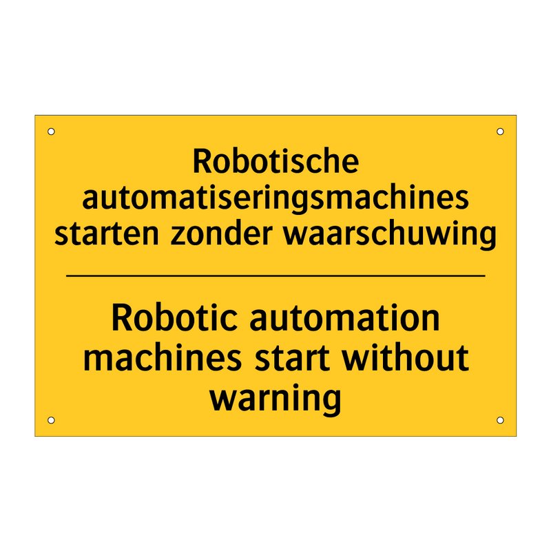 Robotische automatiseringsmachines /.../ - Robotic automation machines start /.../