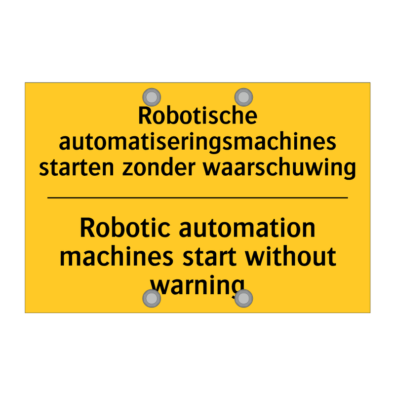 Robotische automatiseringsmachines /.../ - Robotic automation machines start /.../