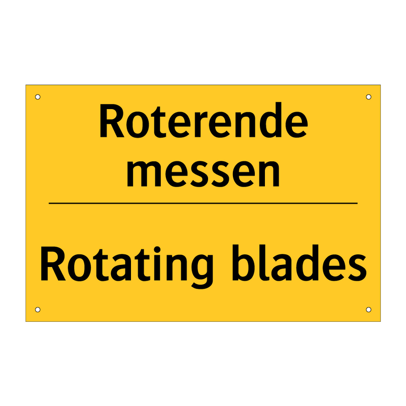 Roterende messen - Rotating blades & Roterende messen - Rotating blades